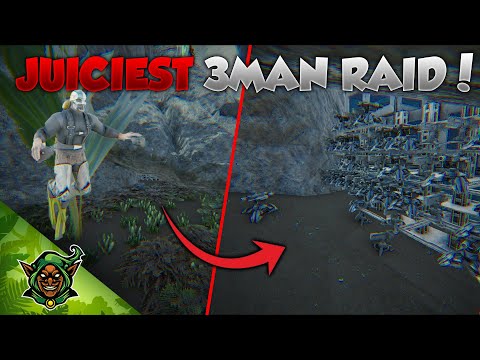 the RAID that made us RICH! | ARK Trio Small Tribes EP7