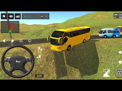 Coach Bus Simulator India Off Road Driving Bus Game Simulator 2025 Gameplay Video #bus #game #21