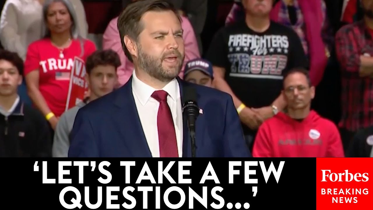 FULL RALLY: JD Vance Takes Questions From Reporters, Speaks To Supporters In Racine, Wisconsin