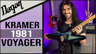 Video thumbnail for 1981 Kramer Voyager || Specs, Tones, It's Stratocaster Headstock, & Why It's So Awesome! by Dagan Wilkin