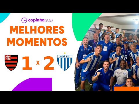 FLAMENGO-RJ 1 X 2 AVAÍ-SC | MELHORES MOMENTOS | SEGUNDA FASE | COPINHA 2023
