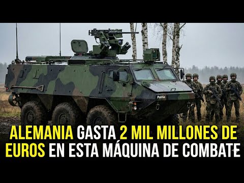Germany's New "Monster"! 876 Patria 6x6 Armored Vehicles and the Lethal NEMO System