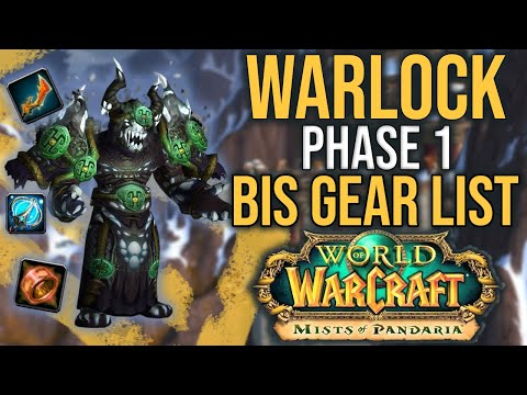 Best Gear & Stats for Warlocks in Phase 1 of MoP Classic