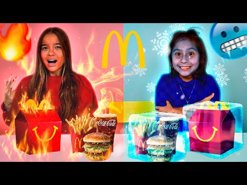COMIDA Do McDONALDS QUENTE VS FRIA 🥵🥶