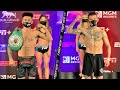 ADAM "BLUNOSE" LOPEZ & JASON SANCHEZ FLEX OFF! BOTH GO FACE TO FACE AT WEIGH IN !