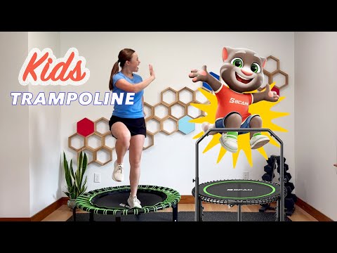 Kids Mini Trampoline Rebounder Workout with Talking Tom & Friends & BCAN | 10 Minutes of Fun!