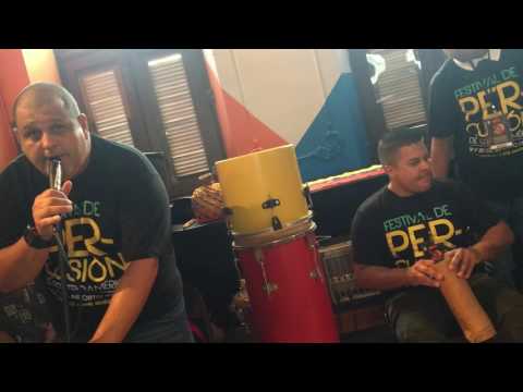 FEPECE 2016 Clinica de Pepe y Javier Peña y sus tambores venezolanos