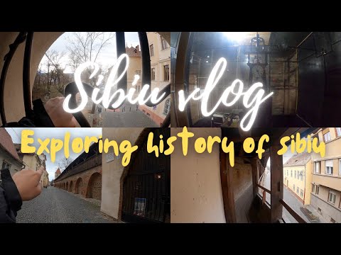 Exploring history of Sibiu, Romania