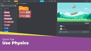 Tynker Quick Tips — Use Physics