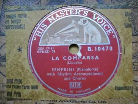La Comparsa - Alberto Semprini - 78 rpm