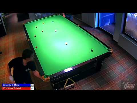 DP snooker 2016 - Mitja Gradišnik vs. Primož Vrbovšek