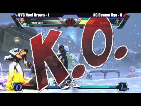 UMVC3 UVG Noel Brown vs AG Demon Hyo - Curleh Mustache 2 Tournament