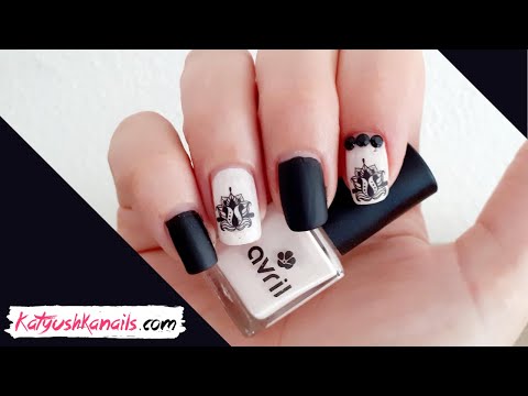 Uñas elegantes rosa negro verano 2020