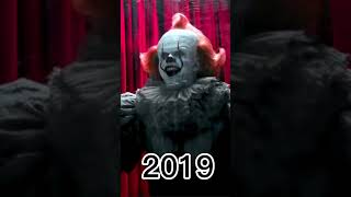 Penny wise through the years #pennywise #scary ￼