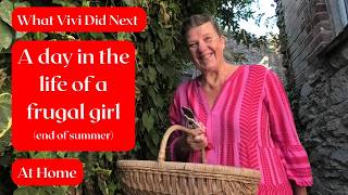 At Home: A day in the life of a frugal girl (end of summer)