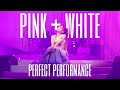 Ariana Grande Pink White Perfect Performance