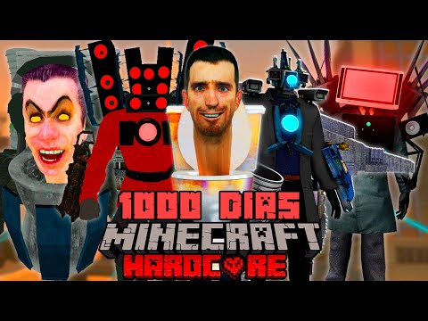minipalaky - I SURVIVED 1000 Days in an Apocalypse by SKIBIDI TOILET in Minecraft HARDCORE LA PELICULA