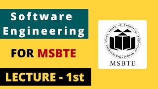 Lecture 1st | Software Engineering For MSBTE Diploma | Basics , Types , Characteristics , Framework