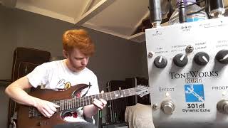 ギター Korg ToneWorks 301dl Dynamic Echo Korg ToneWorks 301DL Dynamic Echo Guitar Effect Pedal Bass