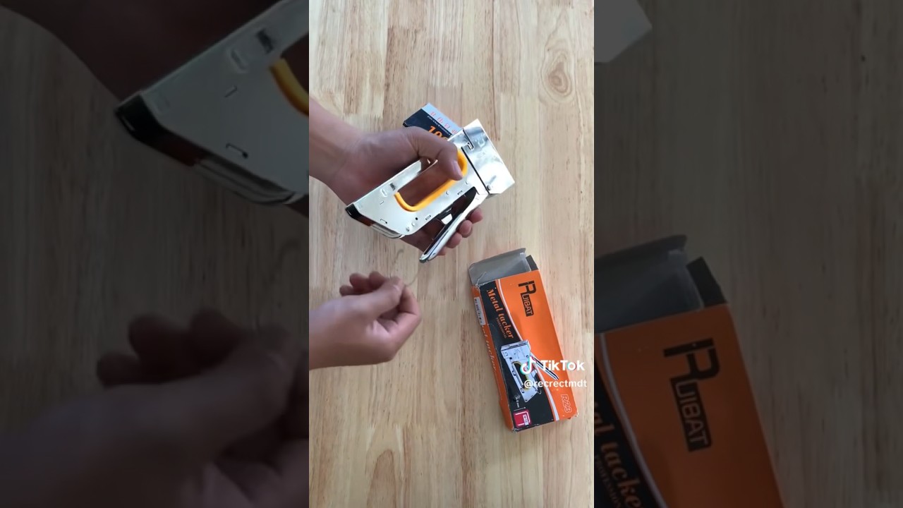 Hướng dẫn sử dụng máy bấm ghim #diy #dungcuthongminh #maybamghim