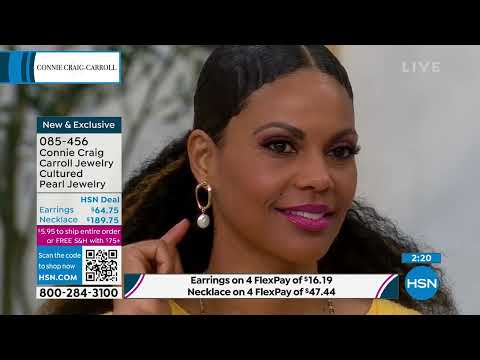 Connie Craig Carroll Jewelry Gemma Cultured Coin Pearl D...