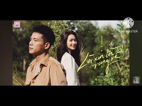 Lời Xin Lỗi Vụng Về Quân Ap Karaoke Hạ 2 Tone