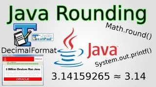 Java: Rounding Numbers (Math.round(), DecimalFormat &amp; printf)