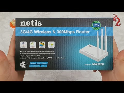 NETIS MW5230 //Отличный WI-FI роутер из Шеньчженя