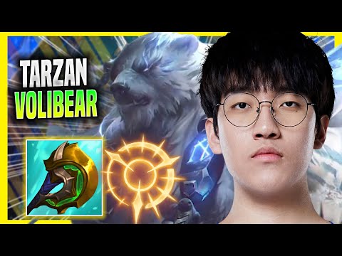 TARZAN CHILLING WITH VOLIBEAR! - LNG Tarzan Plays Volibear JUNGLE vs Graves! | Season 2022