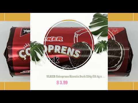 ULKER Cokoprens Biscuits Dark 234g (23.4g x 10pcs)
