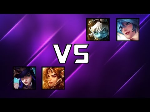 Caitlyn/Leona vs Tristana/Sona Bot | Silver Struggles