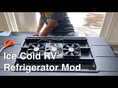 Ice Cold Dometic Refrigerator Mod using Fans in our Grand Design Reflection 31MB RV