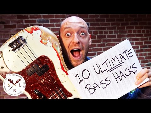 Top 10 ULTIMATE Bass Guitar Hacks... in Under 10 Minutes!