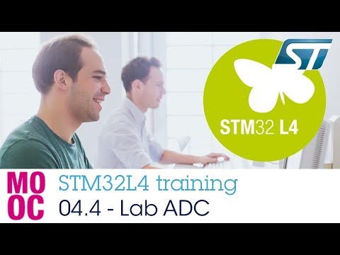 STM32L4 training: 04.4 Analog peripherals - Hands-on ADC