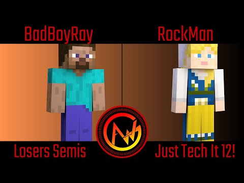 AWG Just Tech It 11 Losers Semis - BadBoyRay (Steve) Vs RockMan (Steve) Smash Ultimate - SSBU