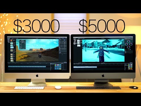 iMac Pro vs 2017 5K iMac - Video editing with Final Cut X - FCX