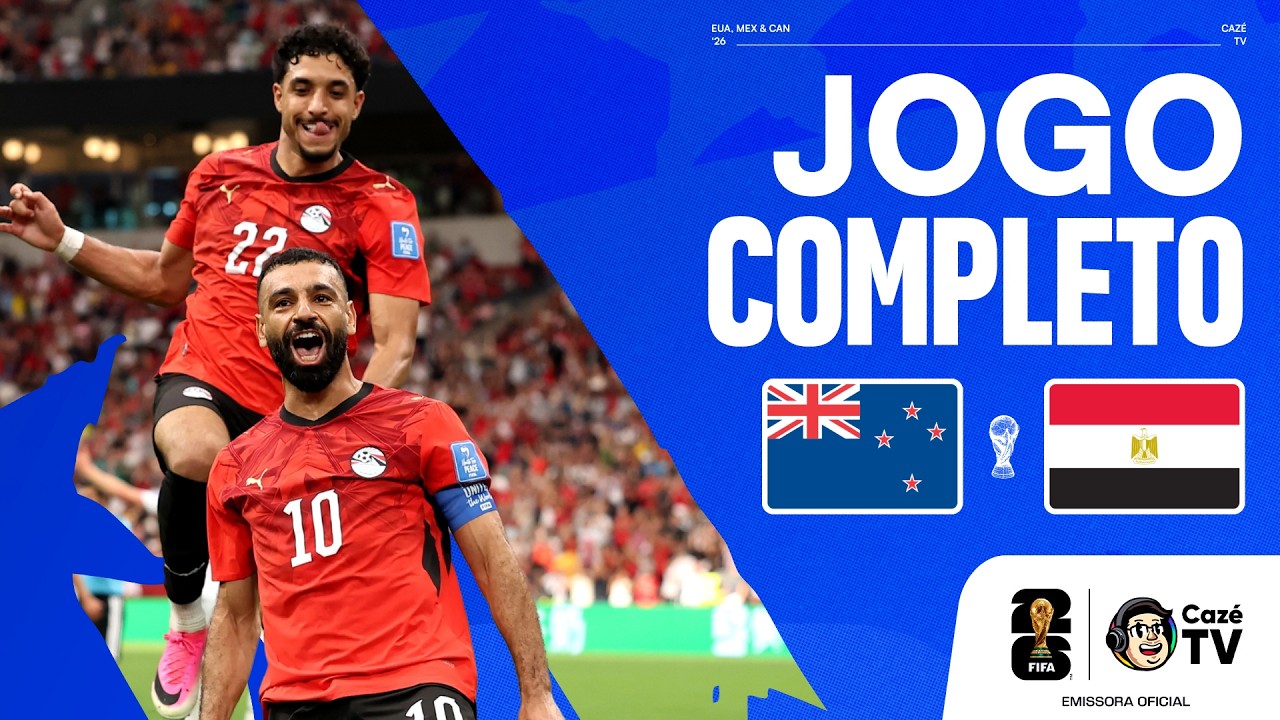 JOGO COMPLETO: NOVA ZELÂNDIA X EGITO | COPA DO MUNDO FIFA™ 2026 | 2ª RODADA | FASE DE GRUPOS