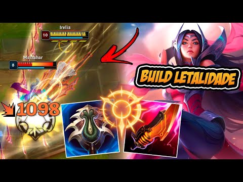 IRELIA MID COM A BUILD MAIS QUEBRADA DE LETALIDADE FICA ABSURDA