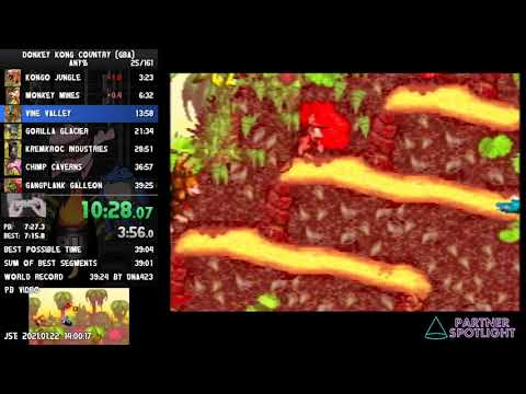 [Former WR] Donkey Kong Country (GBA) Any% 39:23