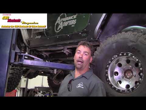 Advance Adapters Demonstrates Its Jeep Wrangler GM LS V8 Swap with an Automatic Transmission