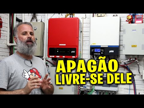 Como se Livrar de Apagão com Energia Solar OffGrid e OnGrid com Armazenamento