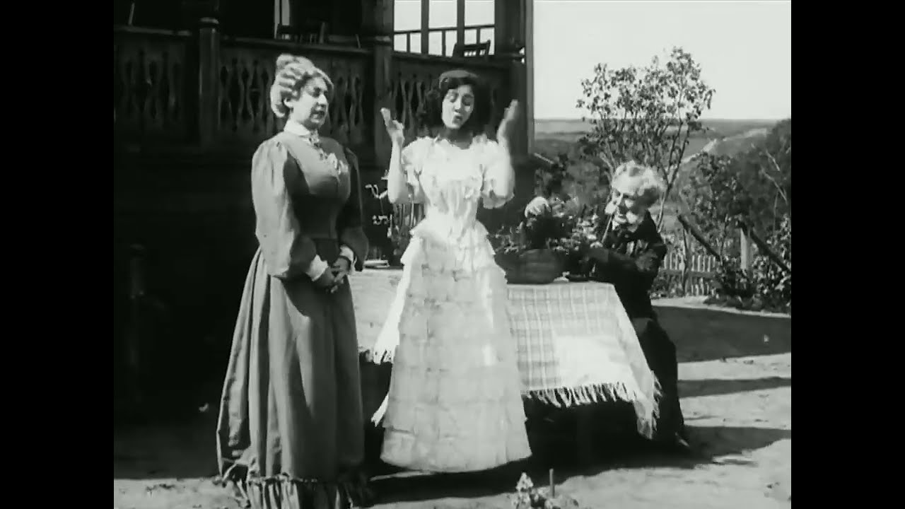 Барышня крестьянка. Немой фильм 1912 год. Российская Империя. Фильм сохранился без титров