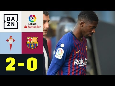 Blitz-Verletzung von Ousmane Dembele und Pleite: Celta Vigo - FC Barcelona 2:0 | La Liga | DAZN