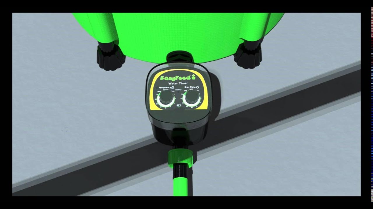 EasyFeed™ system operation video, hydroponic system