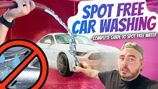 Ultimate Guide to SPOT FREE CAR WASHING - do soft water systems work?