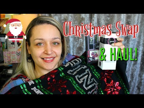 CHRISTMAS SWAP! Makeup Haul & What I Got For Christmas (Part 1)