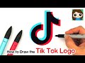 How to Draw the Tik Tok Logo How to Draw the Tik Tok Logo