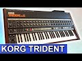 KORG TRIDENT - Sounds, Patches & Presets | Analog Synthesizer Demo