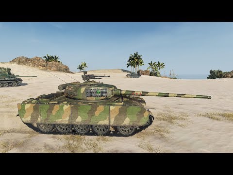 WoT T-54 Mod 1 (RazerTeck's skin) 7325 dmg 2164 exp !!! 197k credits - Airfield