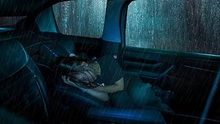 99% Instantly Fall Asleep in a Car with Rain Sounds Outside the Window on a Peaceful Night